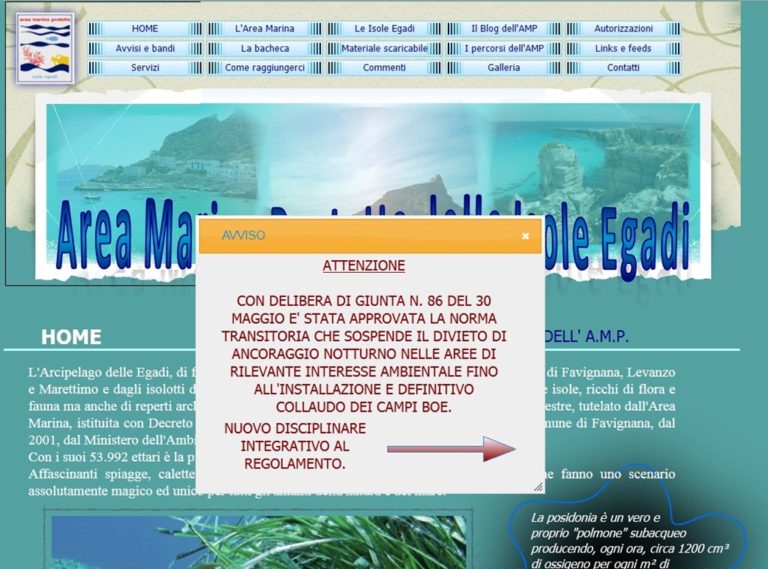 AMP Egadi Home Page