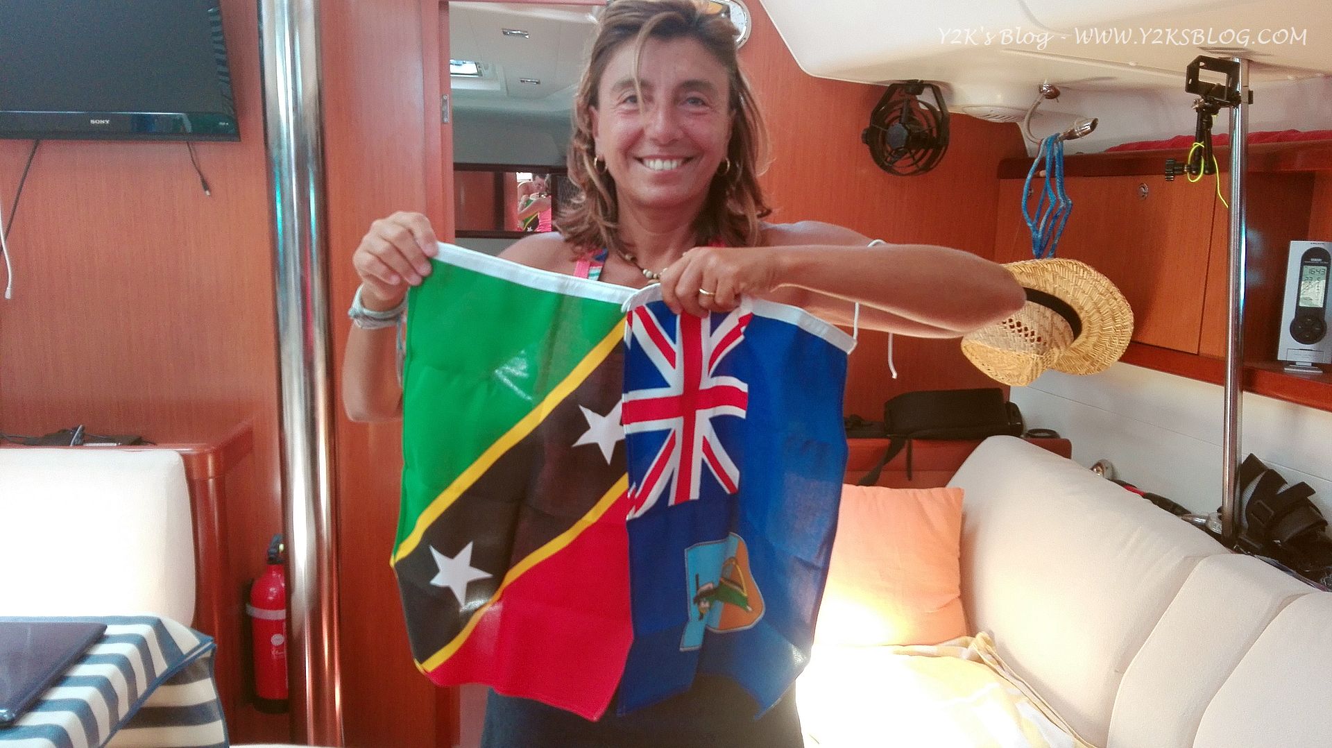 St. Kitts & Nevis-Montserrat Flags