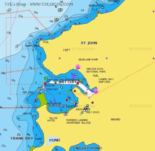 Cruz Bay Map