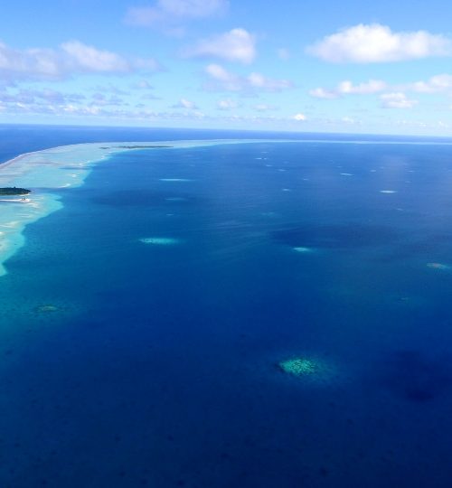 L'atollo di Toau dal nostro drone